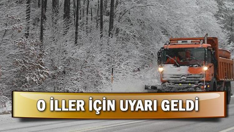 Meteorolojiden 3 il için kar yağışı uyarısı- İstanbul’da kar yağacak mı