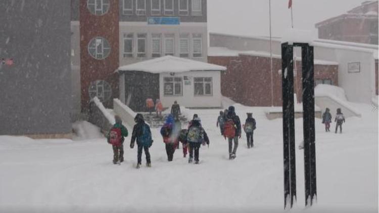 Bingölde kar nedeniyle merkez ve 5 ilçede okullara yarım gün tatil