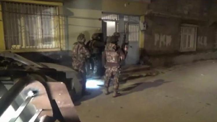 Gaziantepte terör operasyonu: 9 gözaltı