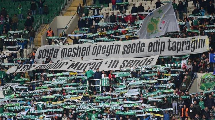 Bursaspor taraftarından yönetime protesto