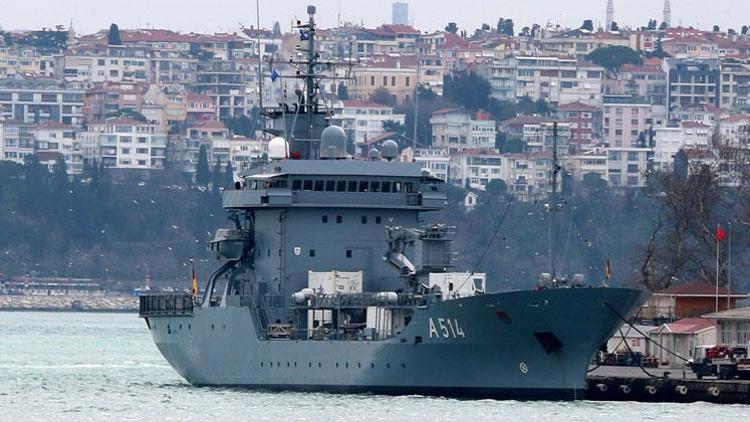 NATOya bağlı Alman ikmal gemisi Sarayburnunda