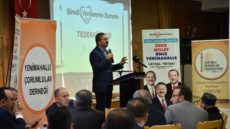 Veysel Tiryaki: Yenimahalle için Türkiyede ses getirecek büyük projelerle geliyoruz