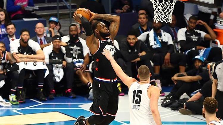 NBA All-Star maçını LeBron Jamesin takımı kazandı