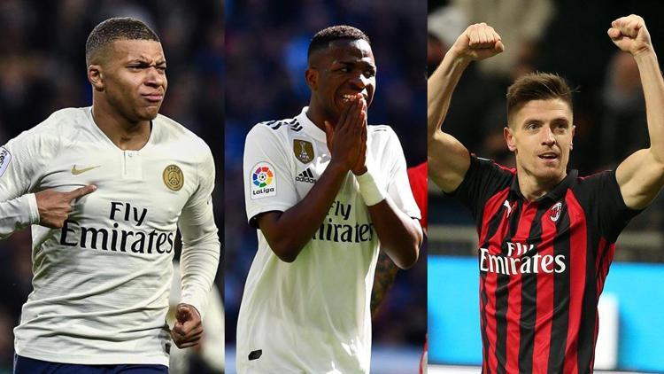 Yeni nesil golcüler takımlarını sırtlıyor Mbappe, Piatek, Vinicius...