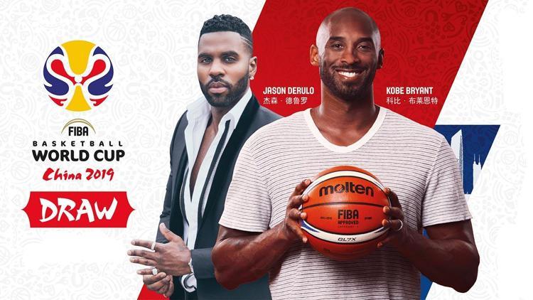 Kobe Bryant ve Jason Derulo FIBA Dünya Kupası kura çekiminde bir araya gelecek