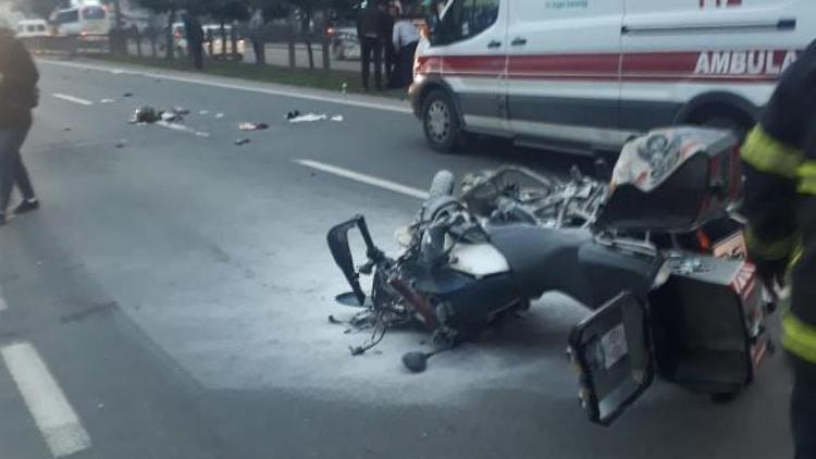 Orduda motosiklet kazası: 1 yaralı