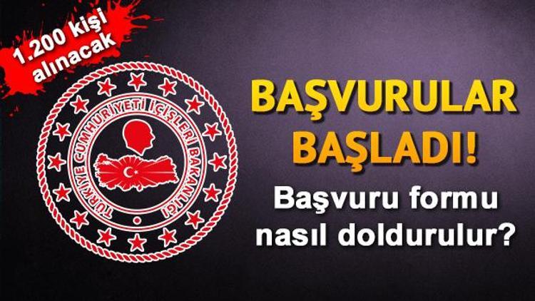 İçişleri Bakanlığı personel alımı başvuru formu yayımlandı Başvuru şartları neler