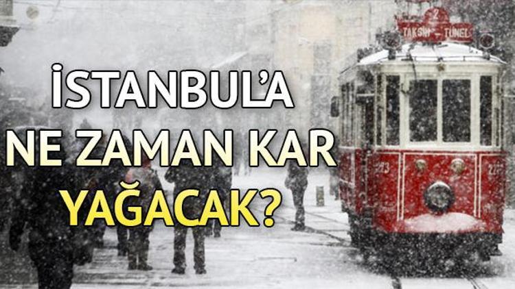 İstanbula kar uyarısı Hafta sonu hava nasıl olacak