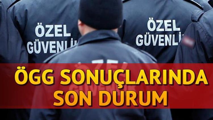 80. ÖGG sınav sonuçları açıklandı mı ÖGG sonuçlarında son durum