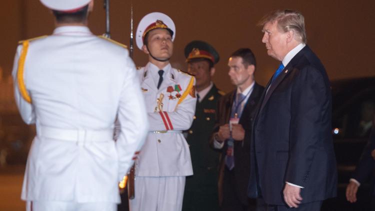 Trump, Vietnama geldi
