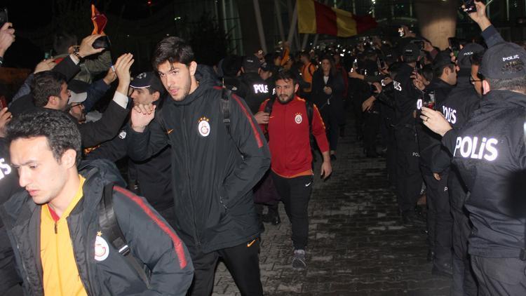 Galatasaraya Hatayda coşkulu karşılama