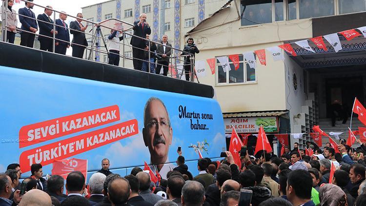 CHP Genel Başkanı Kılıçdaroğlu, Batmanda