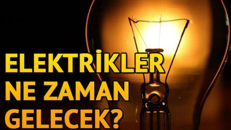 İstanbul ve İzmirin ilçelerinde elektrik kesintisi yaşanıyor - Elektrikler ne zaman gelecek