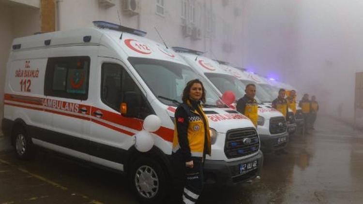 Mardinde tam donanımlı 8 ambulans hizmette