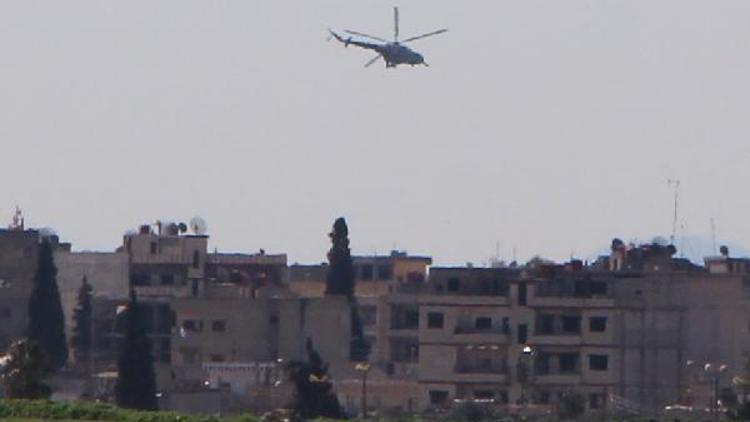 Nusaybinin karşısındaki Suriye semalarında hava hareketliliği