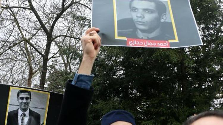 Mısır Konsolosluğunda idamlar protesto edildi