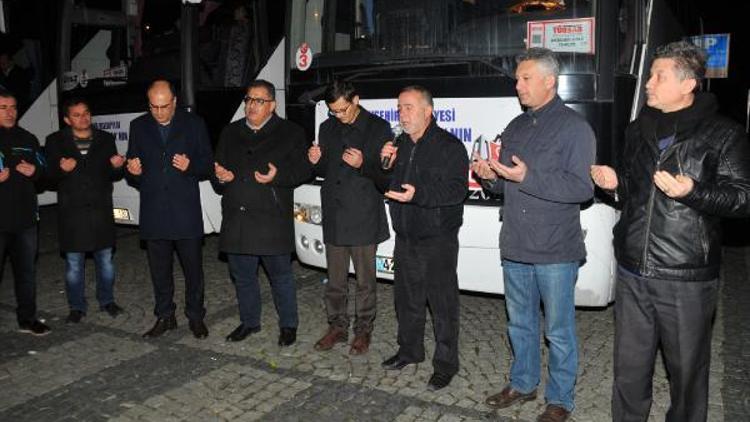 Akşehirde, lise öğrencileri Çanakkale gezisine gönderildi