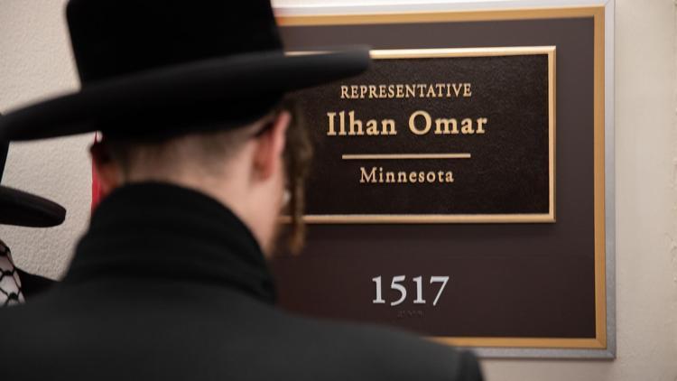 ABDde Siyonizm karşıtı Yahudilerden Ilhan Omara destek ziyareti