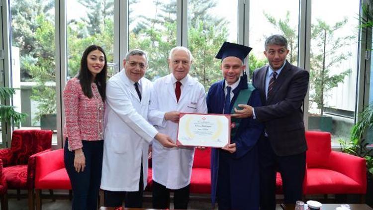 Başkan Ertürkün mezuniyet heyecanı