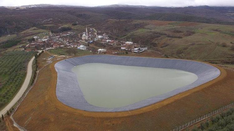 Bursa’da 13 milyon liralık 6 göletin inşaatı tamamlandı