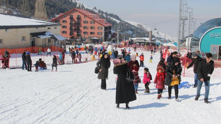 Palandöken hafta sonunda dolup taştı