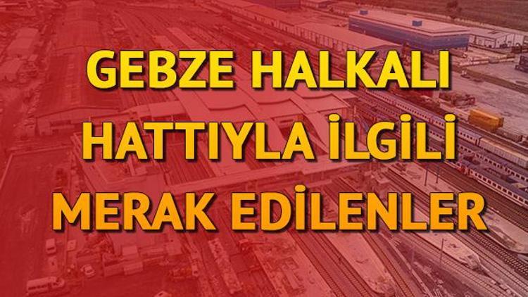 Gebze Halkalı banliyö tren hattında hangi duraklar var