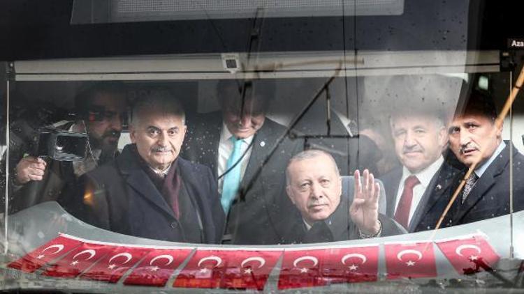 Erdoğan Gebze-Halkalı Banliyö Tren Hattının açılışını yaptı