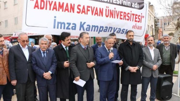 Adıyamanda STKlar üniversitenin isminin Safvan olmasını istiyor