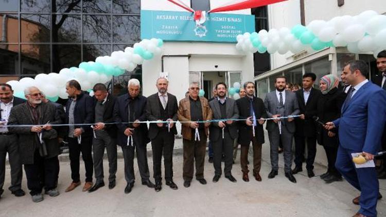Aksaray Belediyesi ek hizmet binası açıldı