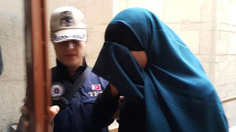 Kırmızı bülten ile aranırken Bursada yakalanan DEAŞlı kadın terörist adliyede