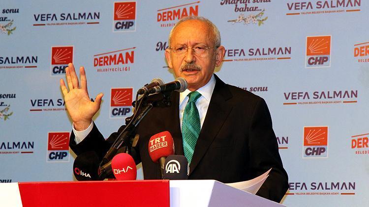 CHP Genel Başkanı Kılıçdaroğlu Yalova’da konuştu