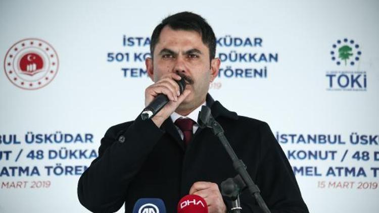 Bakan Murat Kurum: Sosyal konuta başvuru 180 bini aştı