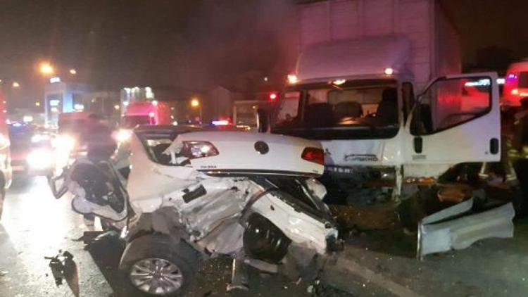 Bağcılarda trafik kazası: 3 yaralı