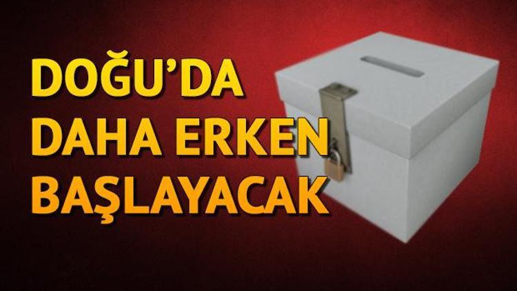 Oy verme işlemi saat kaçta başlayacak, saat kaça kadar sürecek