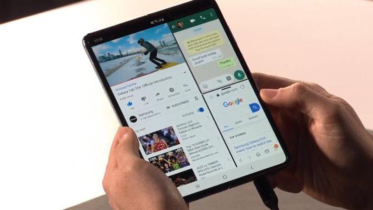 Samsung Galaxy Fold geliyor İşte yeni görüntüleri