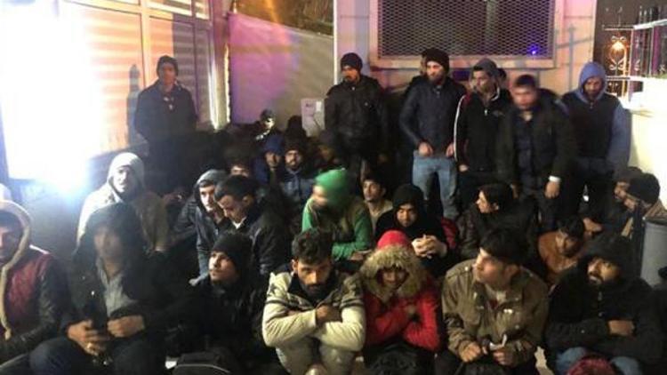 Tekirdağda 122 kaçak göçmen yakalandı; 17 organizatör tutuklandı
