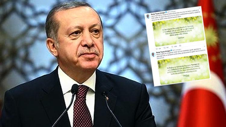 Cumhurbaşkanı Erdoğandan Türkçe ve Kürtçe Nevruz mesajı