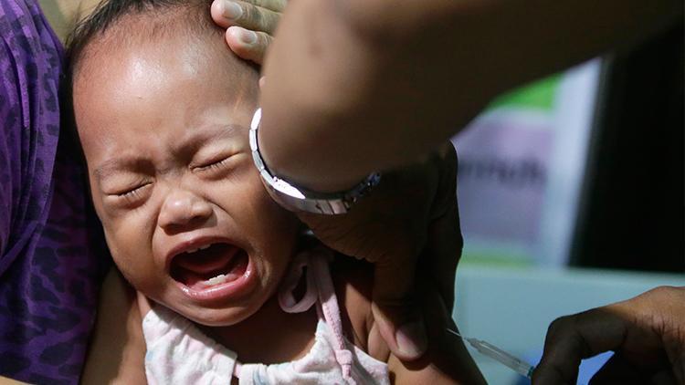 Filipinlerde kızamık salgını 333 can aldı
