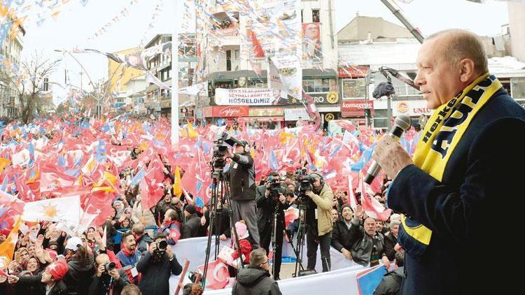 Erdoğan: Gereken dersi 31 Mart’ta vereceğiz
