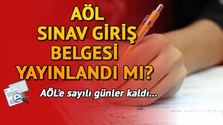 AÖL 2. Dönem sınavları yaklaşıyor - AÖL sınav yerleri açıklandı mı