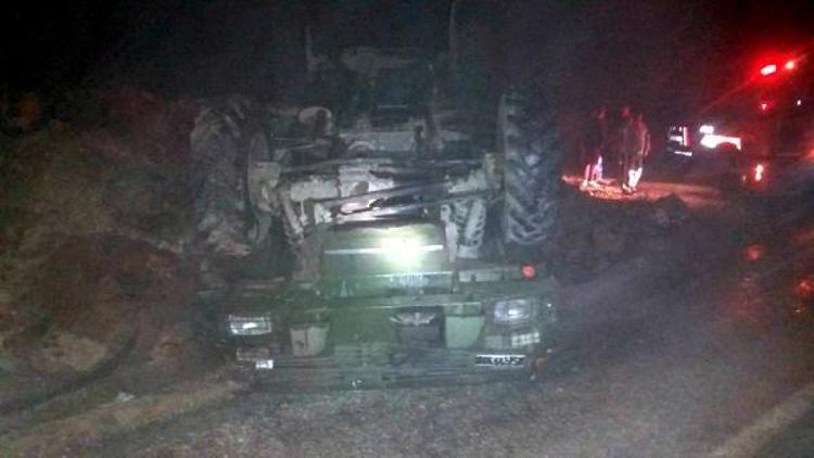Yayladağında askeri araç devrildi: 5 yaralı