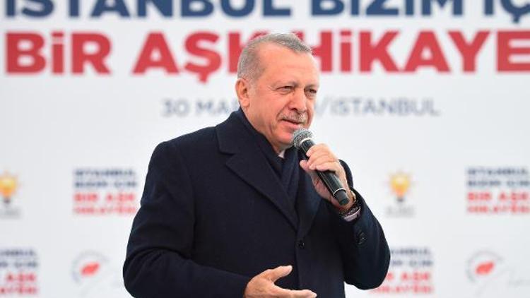 Cumhurbaşkanı Erdoğan Güngörende konuştu