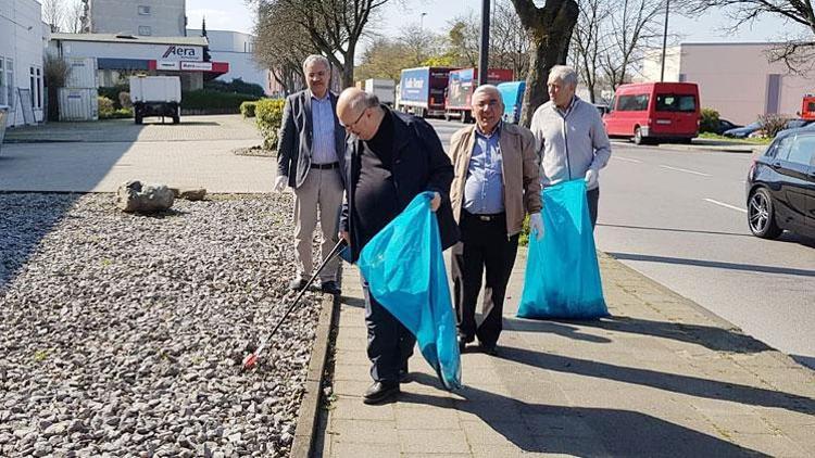 Aachen’de Türkler’den örnek ’çevre’ hareketi