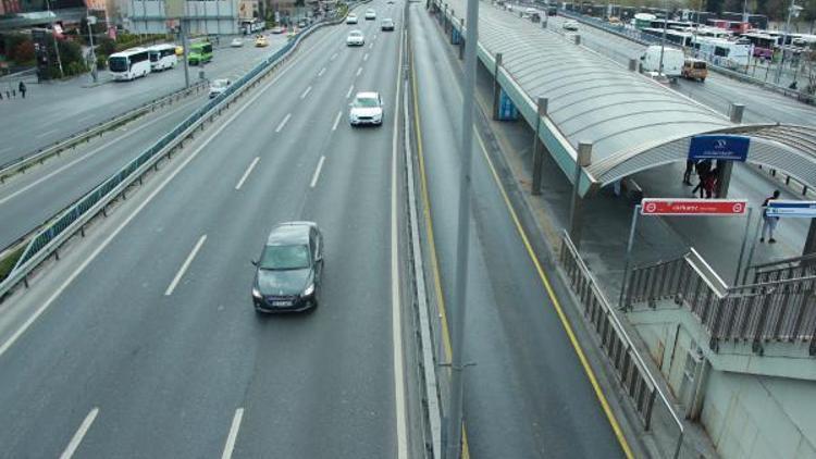 İstanbulda trafik yoğunluğu yüzde 1