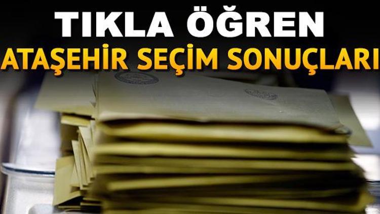 Ataşehir yerel seçim sonuçları belli oluyor 31 Mart Ataşehir seçim sonuçları ve oy oranları