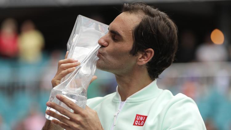 Miami Açıkta şampiyon Federer