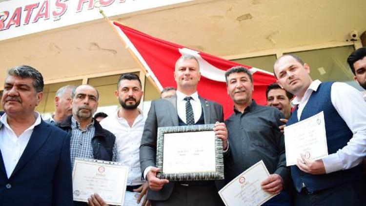 Karataş Belediye Başkanı Necip Topuz göreve başladı
