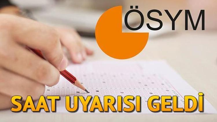 MSÜ (Milli Savunma Üniversitesi) sınavı saat kaçta ÖSYMden MSÜ adaylarına saat uyarısı