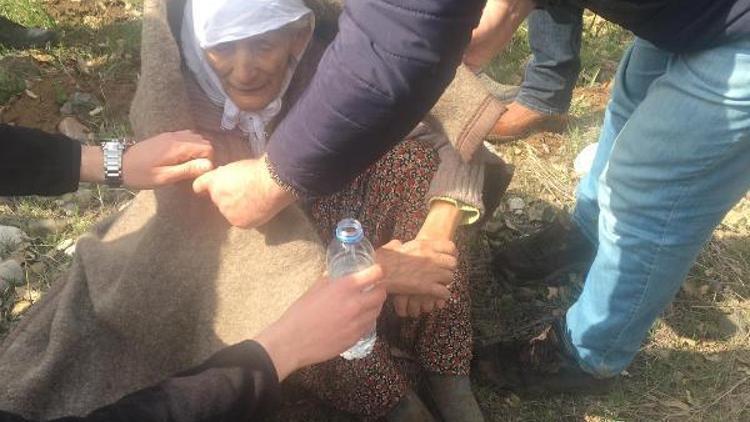 Karakoçanda kaybolan 88 yaşındaki kadın, baygın bulundu