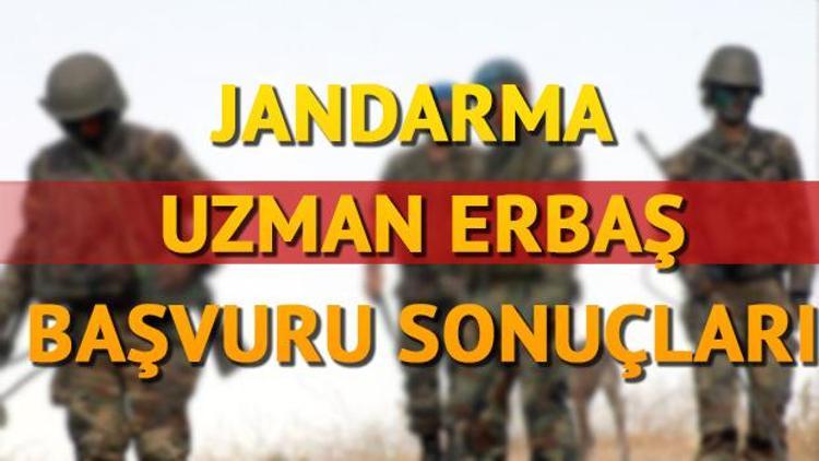 Jandarma uzman erbaş başvuru sonuçları ne zaman açıklanır